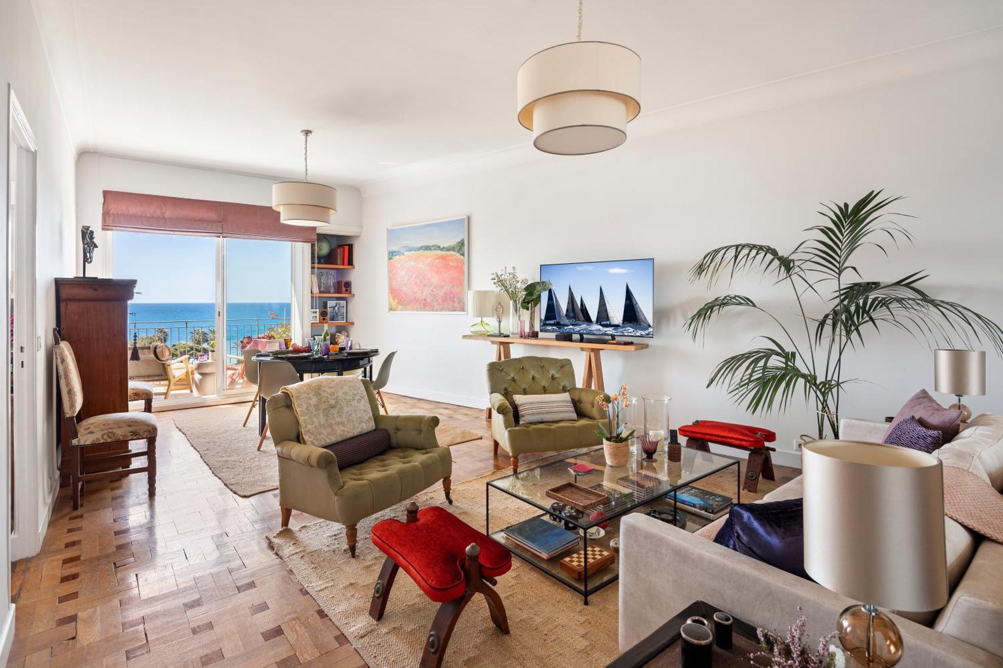 Unique Sea View Apartment, Center, 100M2 Nice Buitenkant foto
